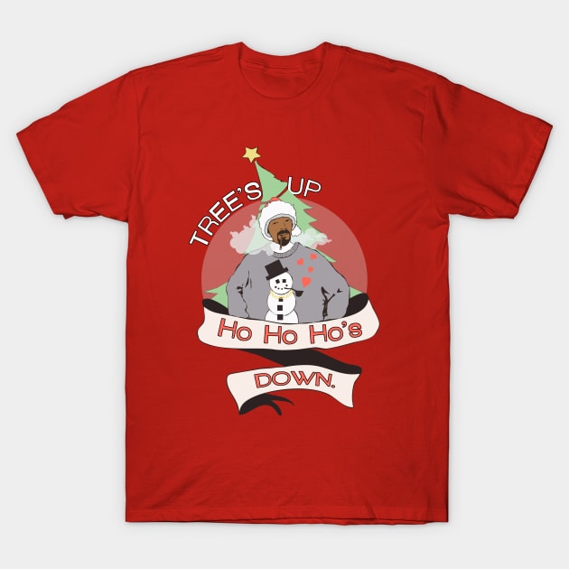 Tree's Up, Ho Ho Ho's Down T-Shirt by toruandmidori